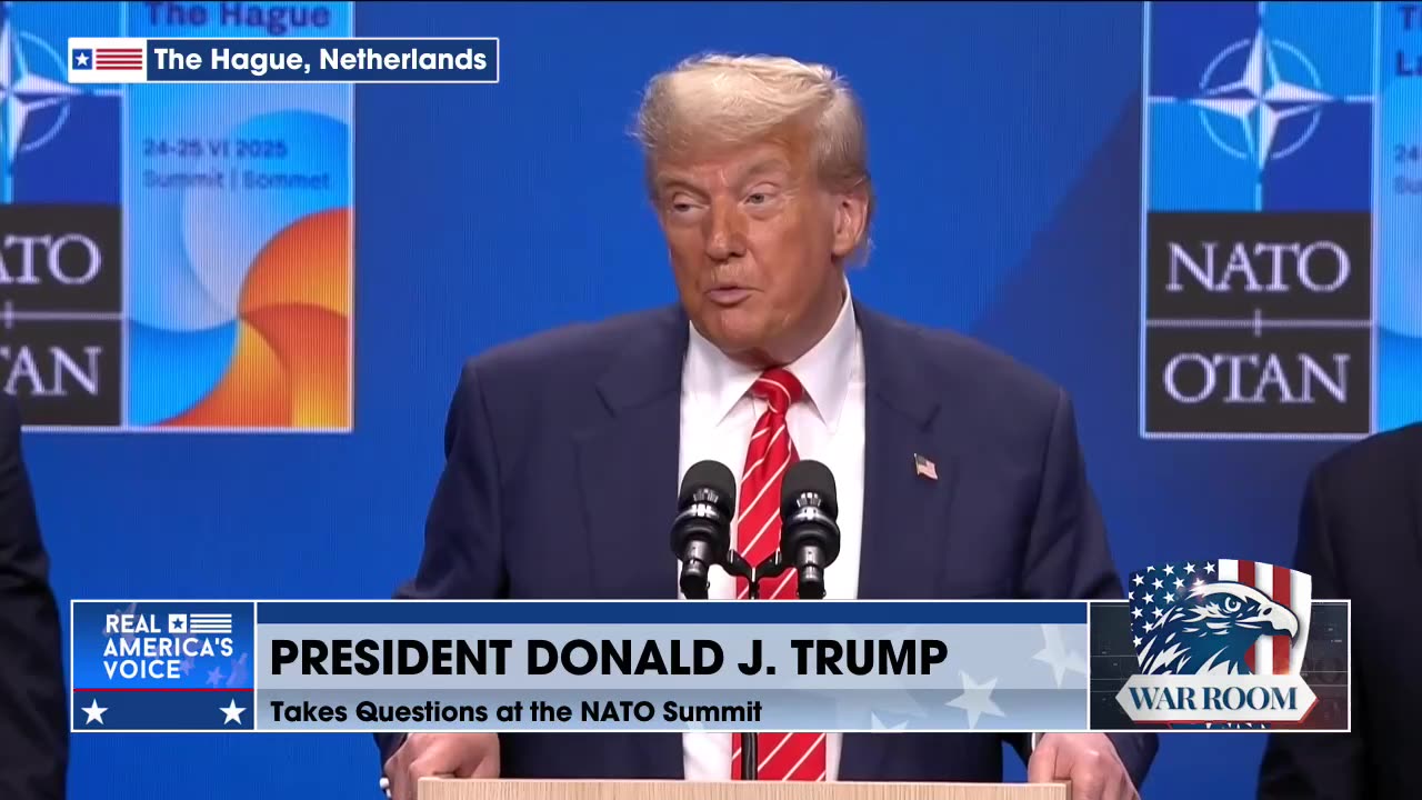President Trump Takes Questions At NATO Summit