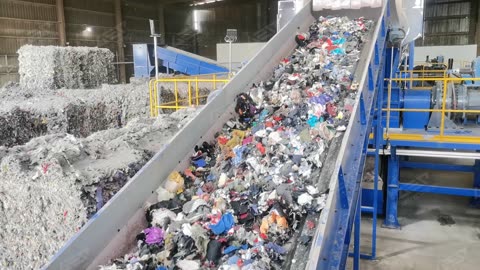 100,000-ton Waste Textile to Fuel: 3-Stage Shredding Revolution!