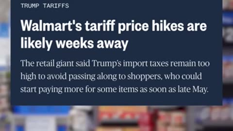 Trump lashes out at Walmart after retailer says they'll have to raise prices due to tariffs