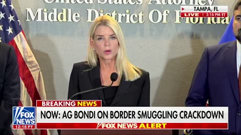 🚩AG Pam Bondi announces the expansion of Joint Task Force Alpha (JTFA)