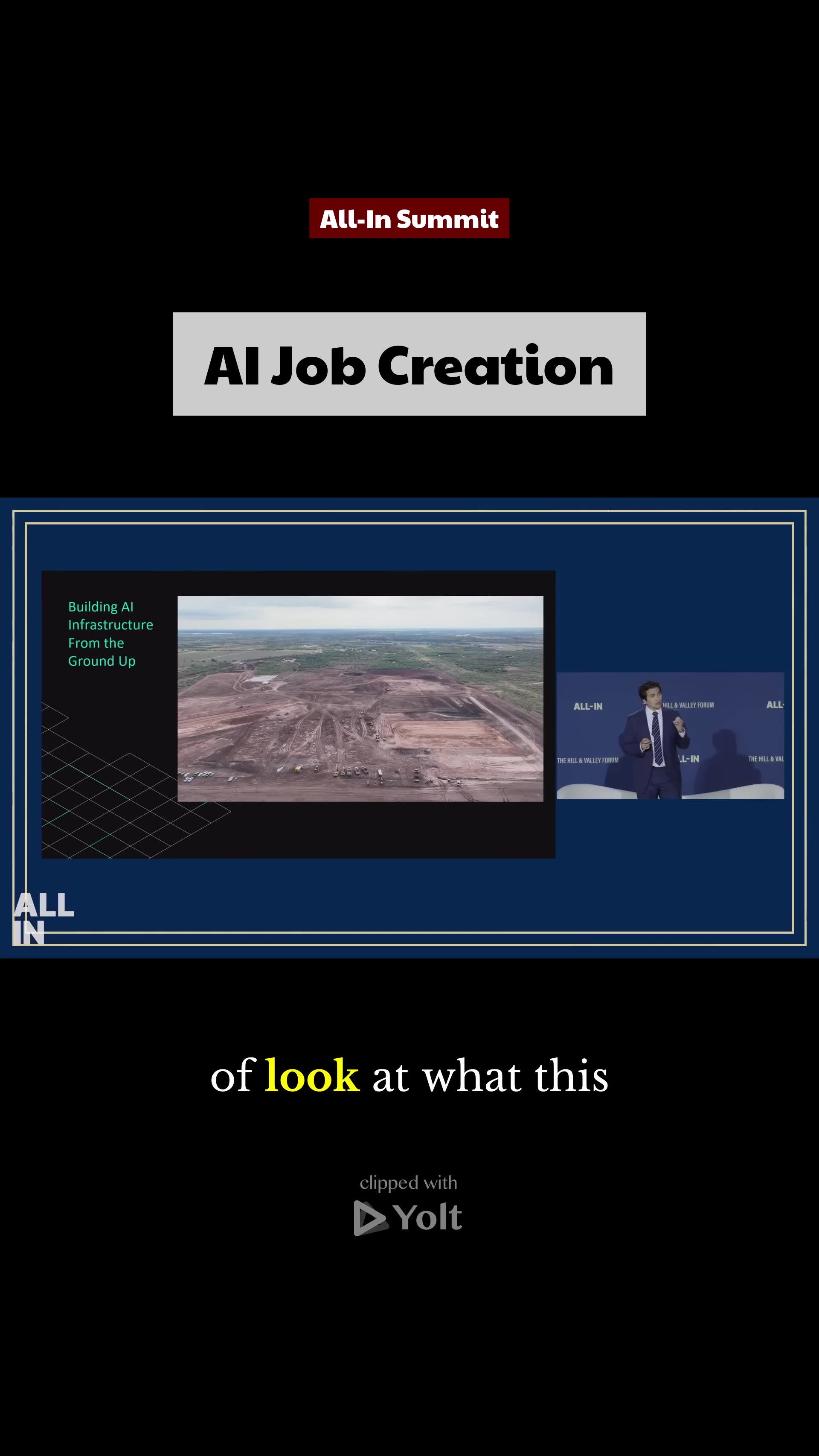 Crusoes Texas AI Factory - All-In Summit #energyresources #energy #infrastructure