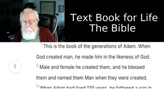 Episode 5 Text Book for Life, The Bible. On Down to Earth But Heavenly Minded Podcast.