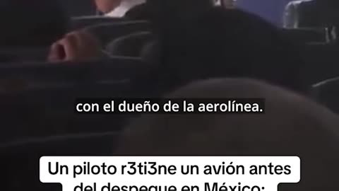 MÉXICO: Un Piloto de AICM, retiene a un avión con pasajeros porque la aerolínea no les pagaba