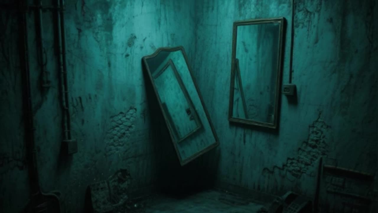 “The Haunted Basement Mirror Nobody Dares to Touch”