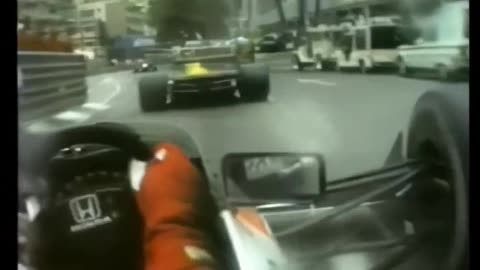 Gerhard Berger’s Backup Ride During Restart – Monaco ’90 In-Car!