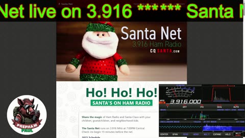 Santa Uses Ham Radio to Talk to Kids!