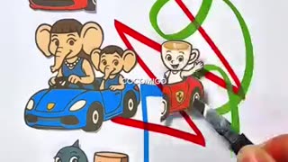 Viral: Find The Car Family Italian Brainrot Mom Baby Line Challenge #trending #v