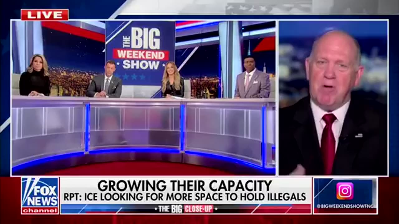 Tom Homan Triggers Democrats With Promise of 100,000 ICE Beds