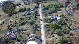 🛸💥 Ukraine Russia War | Ukrainian FPV Drone Hits Russian Logistic Vehicle in Pokrovsk | RCF