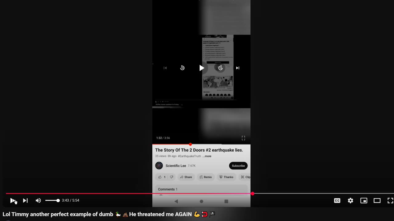 More earhquake lies from angrycatfish channel- liar for satan.
