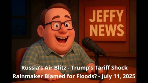 Russia’s Air Blitz, Trump’s Tariff Shock, Rainmaker Blamed for Floods? - July 11, 2025