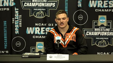 #Interview: #Wyatt #Hendrickson (#OklahomaState, 285) I 2025 #NCAA #champion I 2025 NCAA Div. 1 #Nationals