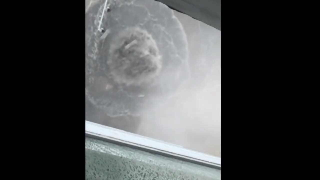 WATCH: Storm drain erupts into geyser during flash flooding in St. Louis,