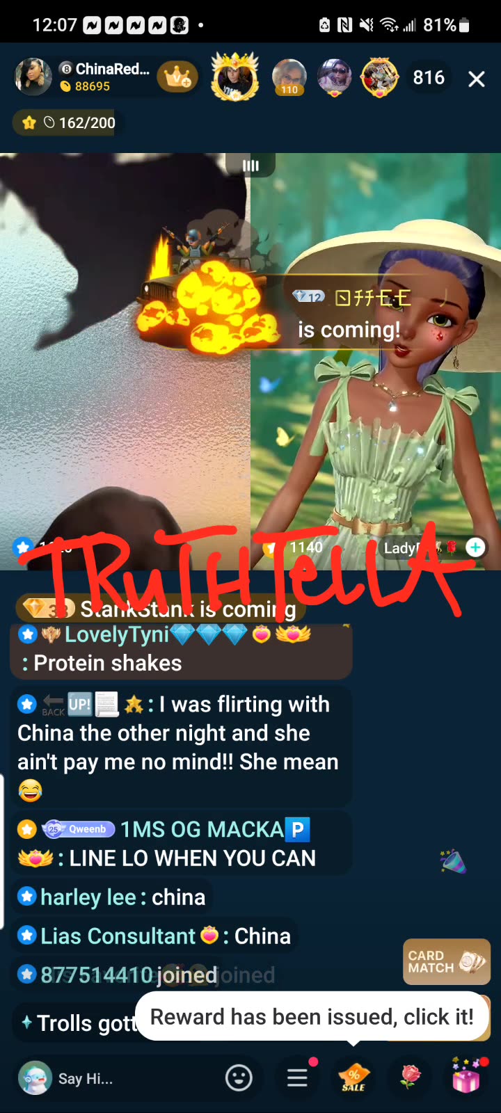 ASHLEY CHINARED KEEPS IT A BUCK WITH MADAM LO & ADMITS SHE WAS TROLLING