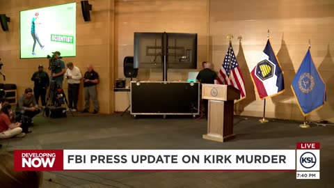 FBI director and Utah governor host press update on Charlie Kirk murder