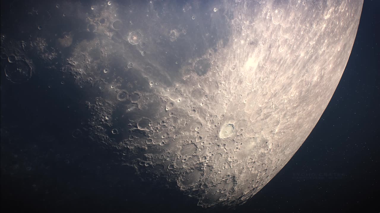 La Lune - Cratère Tycho - Vidéo 4k