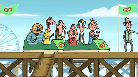 THE ROLLER COASTER | Funny Cartoon