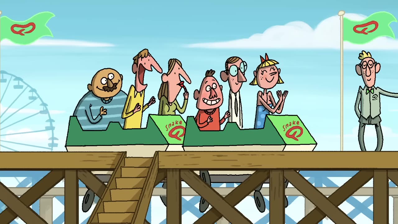 THE ROLLER COASTER | Funny Cartoon
