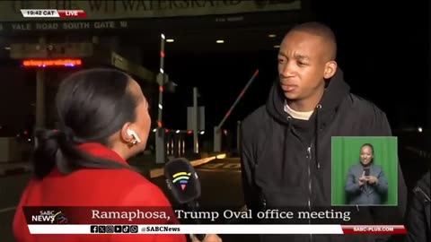 SA-US Relations WITS students react to Ramaphosa, Trump Oval office meeting