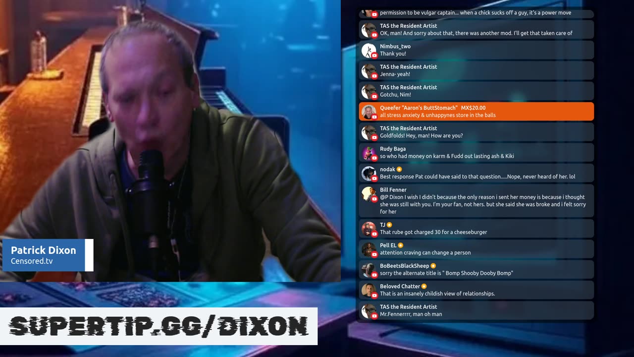 Pat Dixon LIVE TALK and REQUESTS
