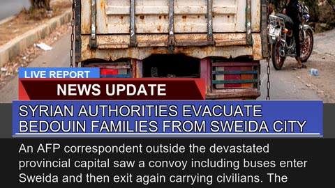 Syrian Authorities Evacuate Bedouin Families From