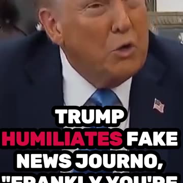 “Frankly, You’re A Terrible Reporter”: Trump Roasts ABC Reporter to His Face in Hilarious Incident