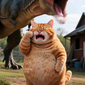 "The Crazy Cat and Goat Cartoon Clash!"😂😂