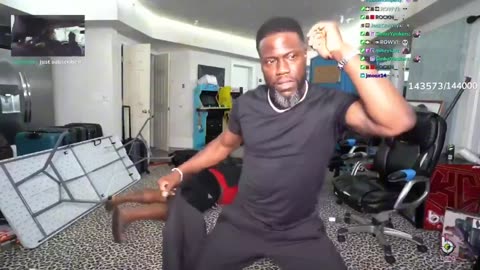Kai Cenat and Druski started fighting while Kevin Hart just danced