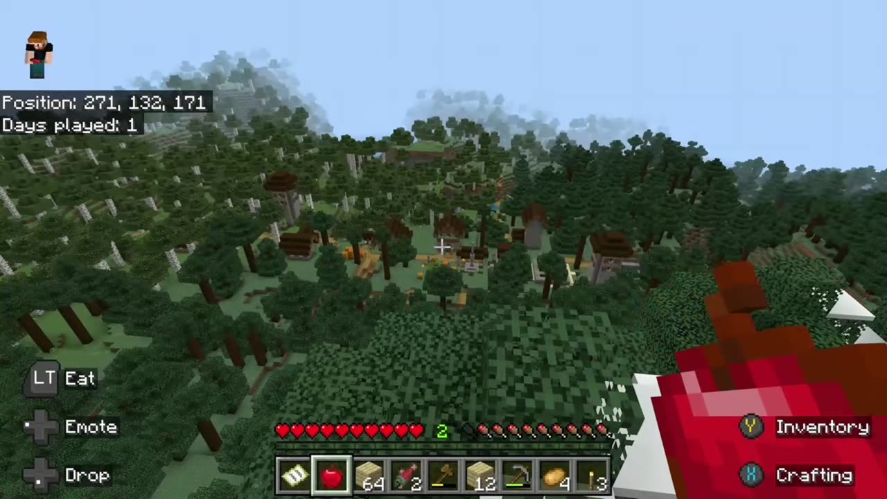 Exploring the World… and Freeing Wolves from a Cliff! | Minecraft