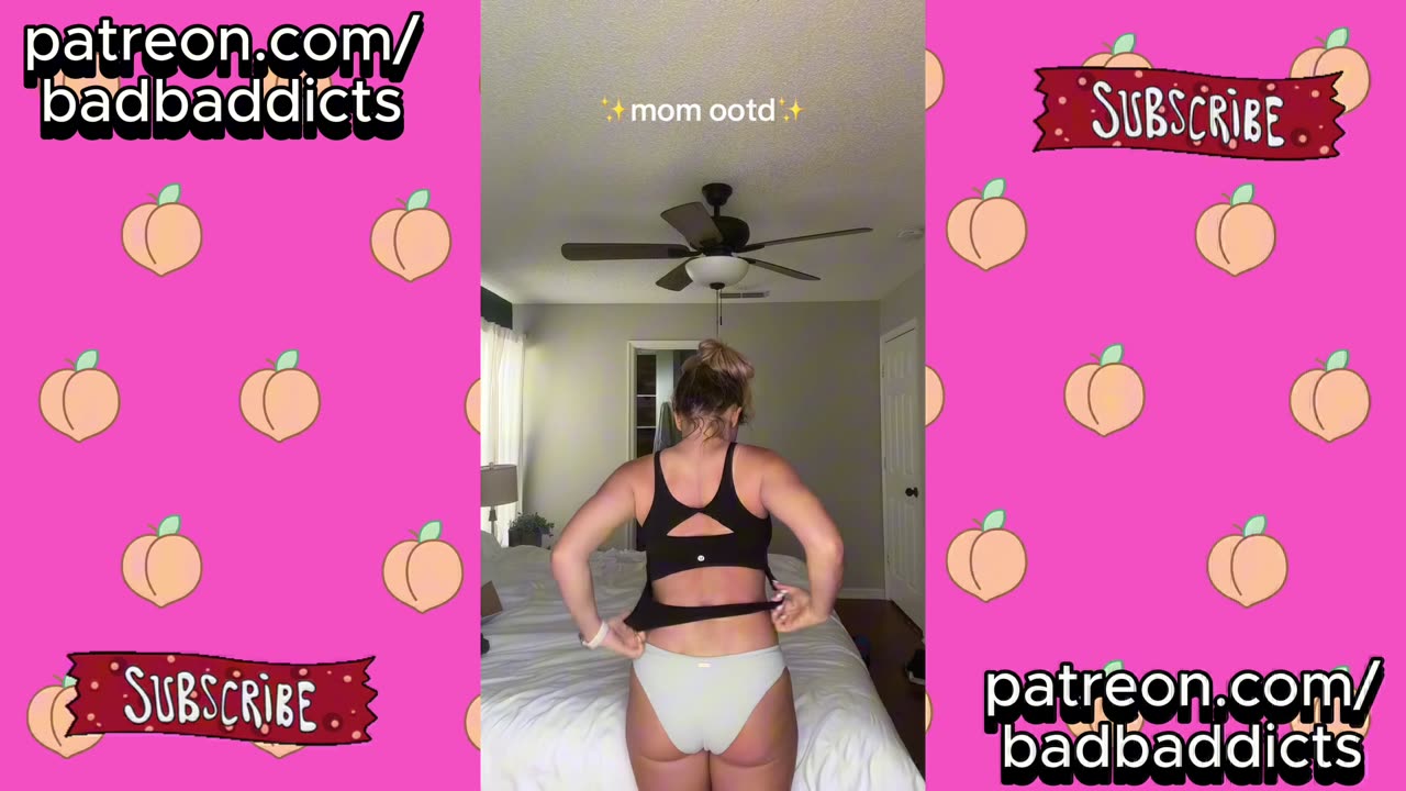 sexy milf getting ready for the day