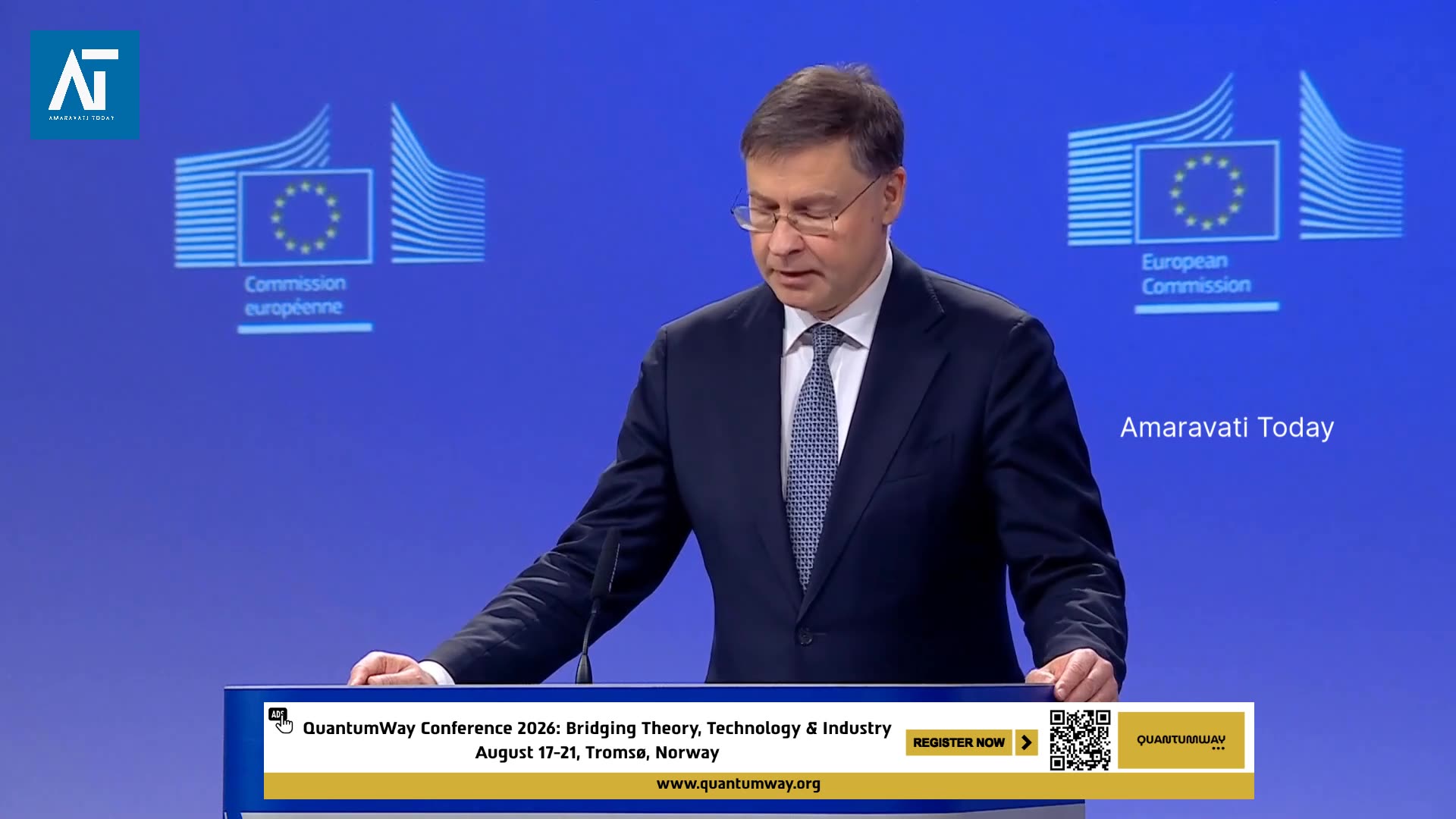 EU Press Meet: Von der Leyen & Dombrovskis on Ukraine Funding 2026–27 | Amaravati Today