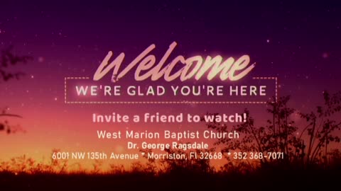 Welcome! To our Sunday PM service 06/15/2025