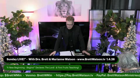 Live! Drs. Brett & Marianne Watson Prophetic Word!