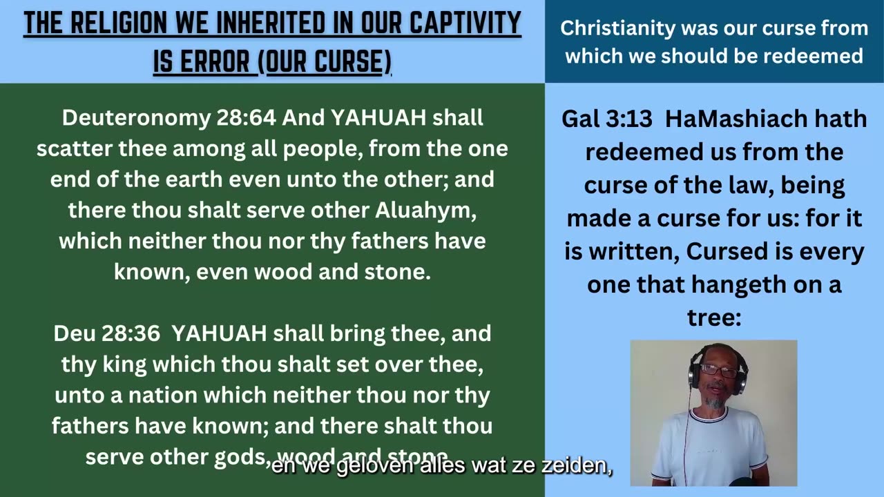 Why Christianity and Islam Are Our Curses (Dutch/NL Subs)