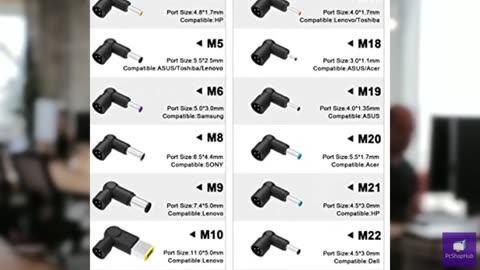 SZGUDULO 90W Universal AC Adapter Laptop Charger Replacement for Dell HP Acer As