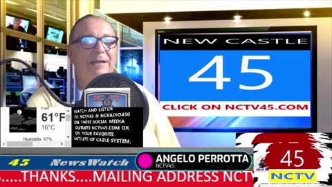 NCTV45 NEWSWATCH MORNING MON SEPT 15 2025 WITH ANGELO PERROTTA