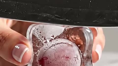 Frozen fruit. Ai ASMR