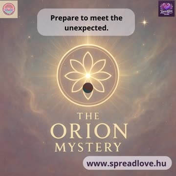 ✨ Orion Is Watching – Cosmic Peace #110 ✨