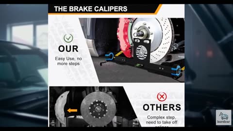 kuaiben Wheel Alignment Tool with Imperial Tape Measure, Upgraded Automotive Al