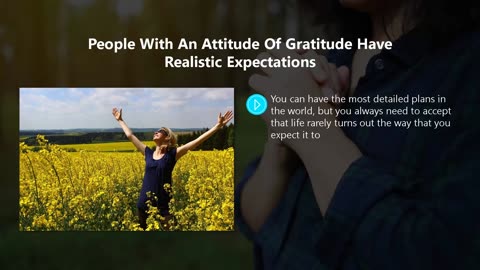 The Attitude of Gratitude - Part Six
