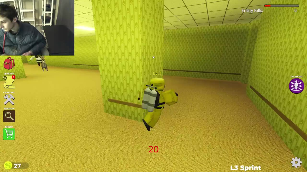 Roblox Shrek In The Backrooms Game Gameplay Part #1 With Live Commentary