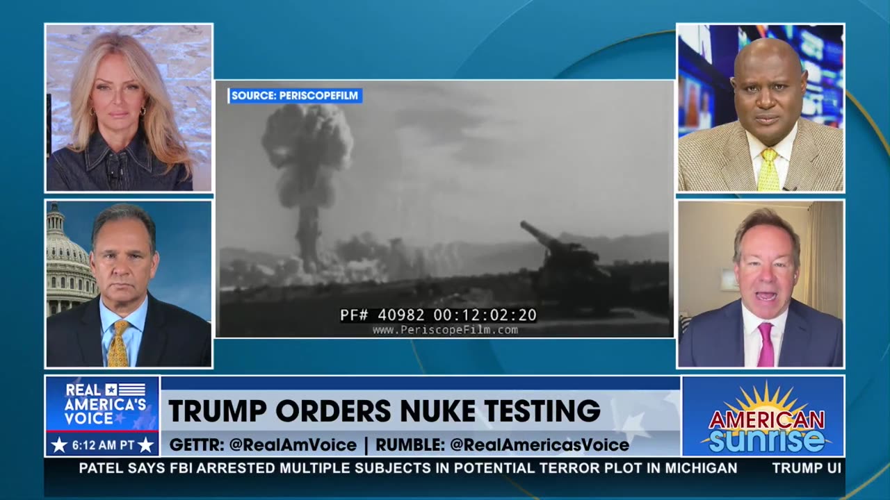 TRUMP ORDERS NUKE TESTING