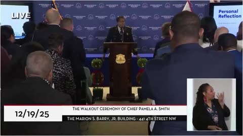 MELTDOWN 💥 Outgoing D.C. Police Chief screams her resignation speech