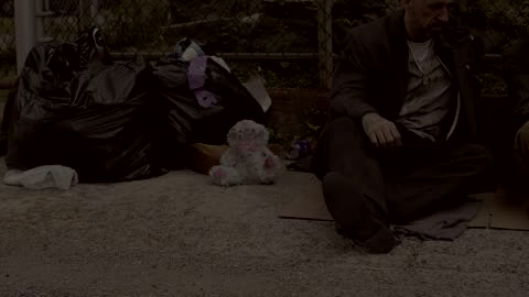 A couple of Homeless Bums