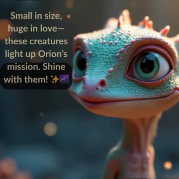 Cute Cosmic Friends #39 – Little Lights, Big Hearts 🐾💖