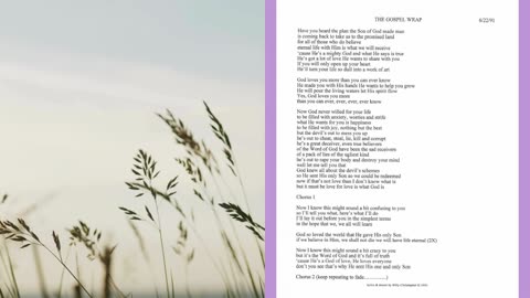 Gospel Wrap, Lyrics from the Heavenly Realms Album