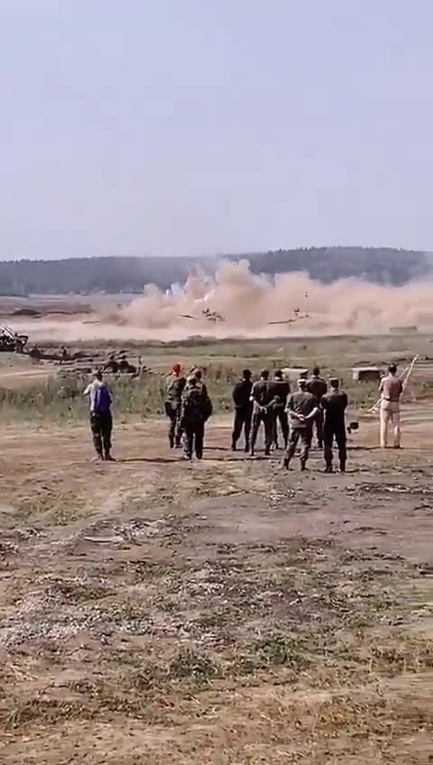 Tanks shooting at helicopters?