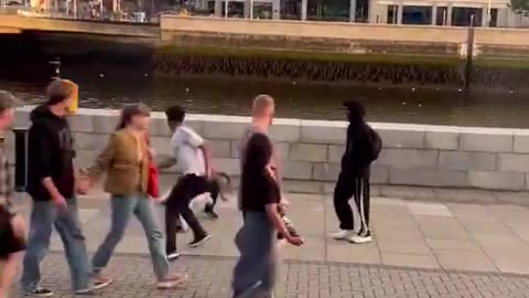 African V Arab street fight in Dublins fair city.