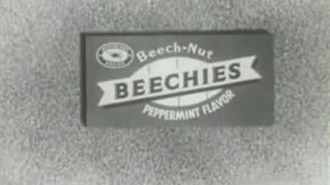 Commercial - Beech Nut Gum 1950s B-W animated