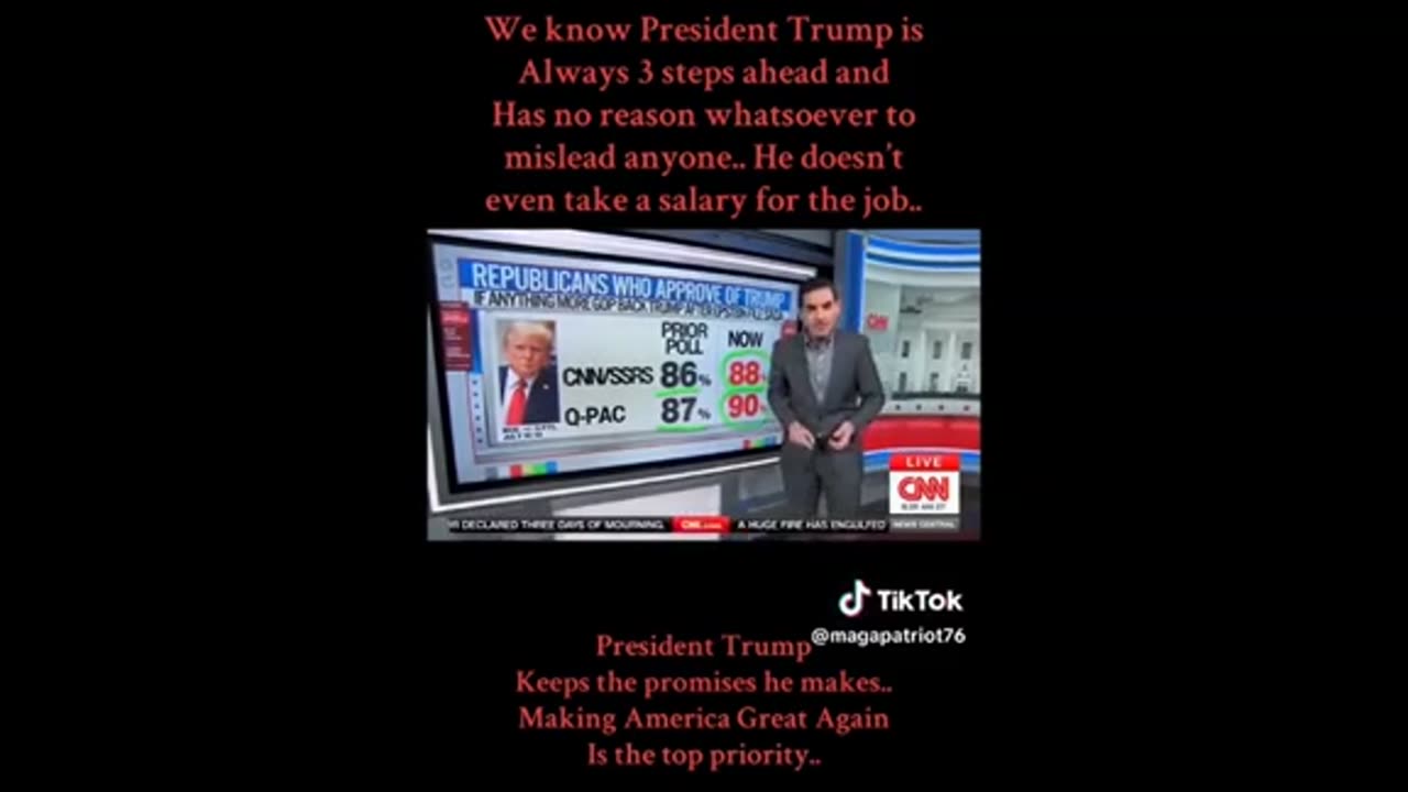 Trump approval rating ..PS CNN sucks! ..